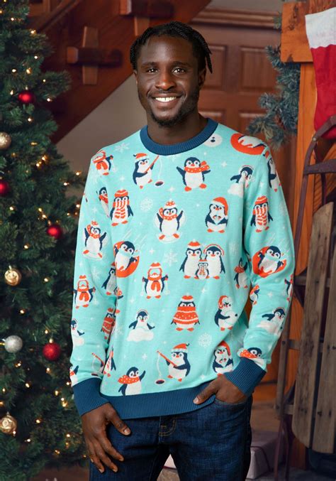 Adult Penguins Ugly Christmas Sweater | Exclusive Sweaters