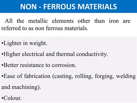UNIT - II --FERROUS AND NON FERROUS ALLOYS.pptx