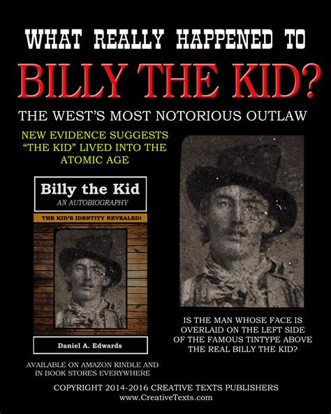 Billy the Kid Counter Ad - Brushy Bill Roberts