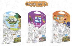 GIANT JUNGLE SAFARI COLOURING Charts, GIANT AT THE MALL COLOURING ...
