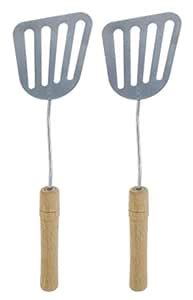 Buy Slotted Stainless Steel Spatula for Skillet Dishwasher Safe - Metal ...