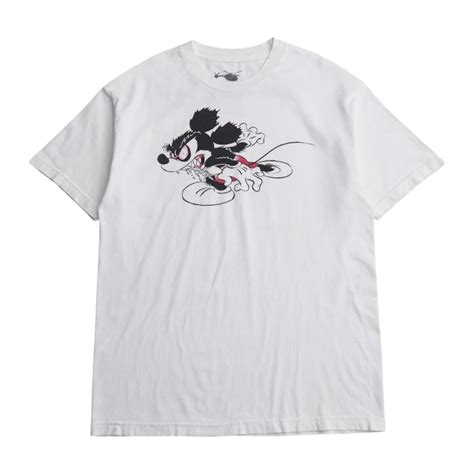 TJ2264+2006年 Disney/ディズニー メンズ Runaway Brain/ミッキーのアルバイトは危機一髪 狂乱ミッキー Tシャツ ...