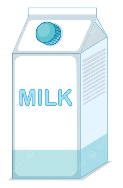 Isolated Milk Carton White Background Carton Clip Object Vector, Carton ...