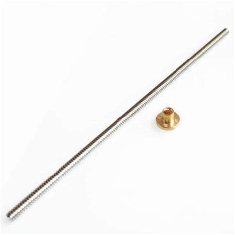 300mm Trapezoidal 4 Start Lead Screw 8mm Thread 2mm – REES52