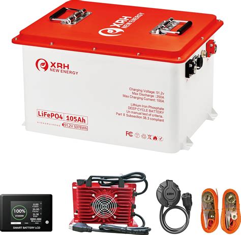 XIONGRUIHENG 48V51.2V LiFePO4 Lithium Golf Cart Battery Built-in India ...