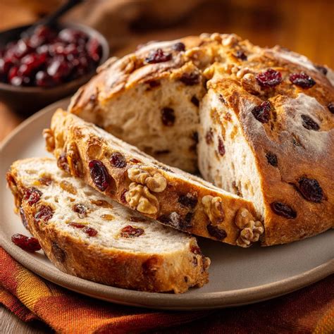Rustic Cranberry Walnut Bread: No More Sinking Fruit! - Meals & Recipes