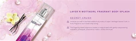 Layer'r Wottagirl Secret Crush Body Splash Spray For Women, 135Ml ...