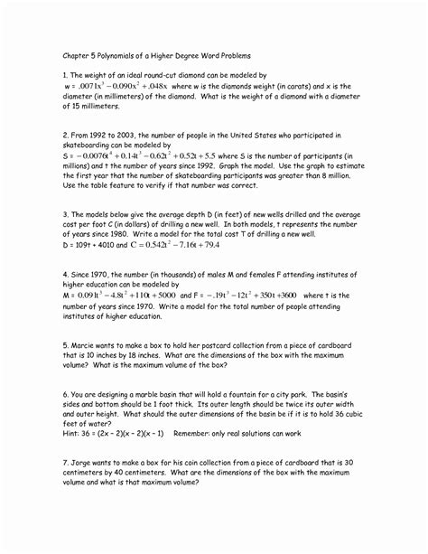 Image result for Solving Polynomial Equations Word Problems