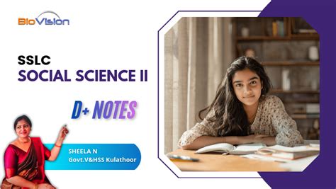 SSLC Social Science II - Chapter 5 - D+ Notes EM | Money and Economy
