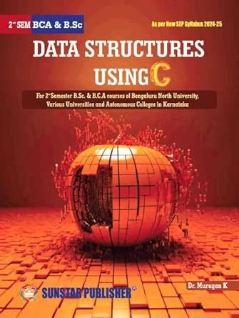 Buy 2nd Sem B Sc & BCA Data Structures Using C Book Online at Low ...