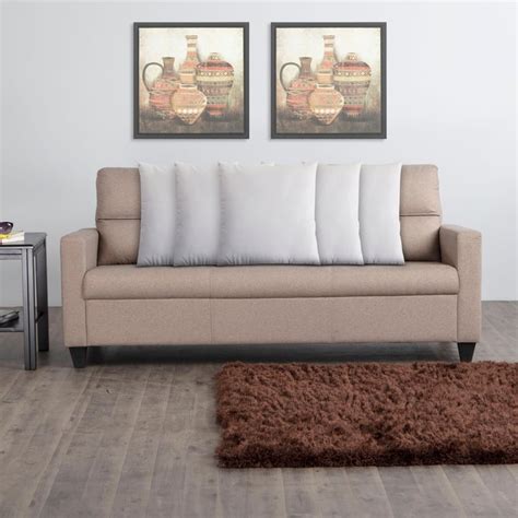 Buy Hewa Solid White Filled Cushion - Set of 5 - 40x40cm from Home ...