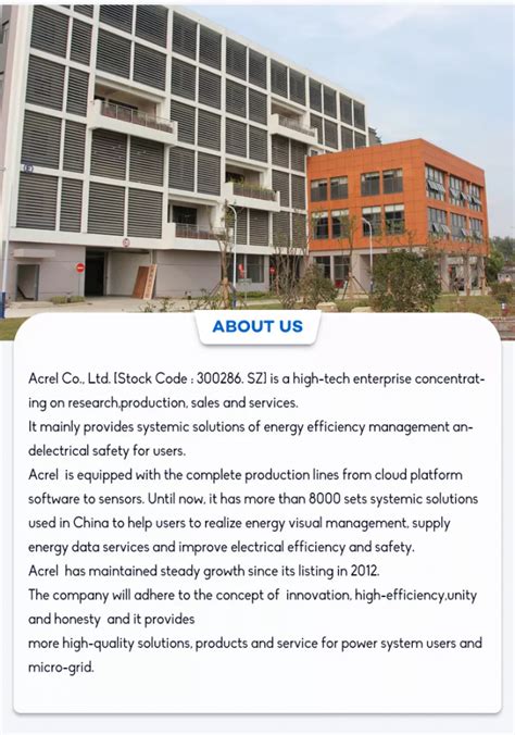 Acrel DTSD1352-C 3 Phase 4 Wire 3p4w Panel Multifunction Energy Meter ...