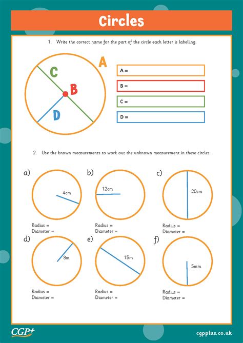 Circle Worksheet 的图像结果