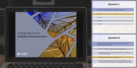 AQA GCSE Energy Resource Management Revision Multiple Choice Questions