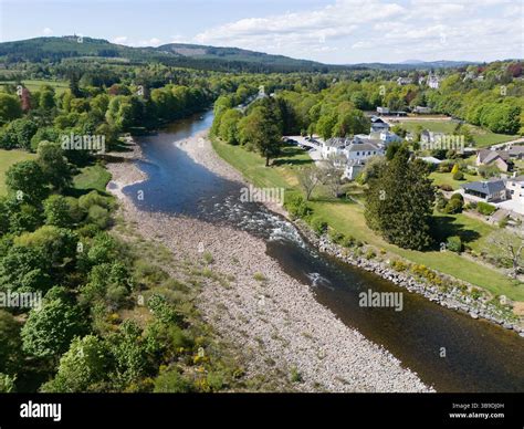 UK Weather Low water ,River Dee, Banchory Aberdeenshire ,Scotland ...