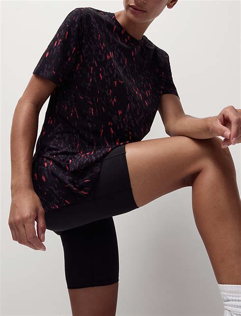 Buy Scoop Neck Mesh Back T-Shirt at Marks & Spencer