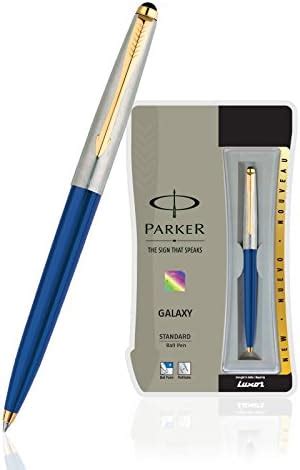Parker Jotter Standard Chrome Trim Ball Pen| Blue Body Color| Ink Color ...
