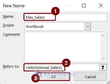 Image result for Creating Range Name Using Formula