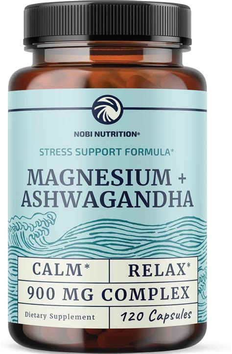 Amazon.com: Vital Rise Magnesium & Ashwagandha Chewable Tablets for ...