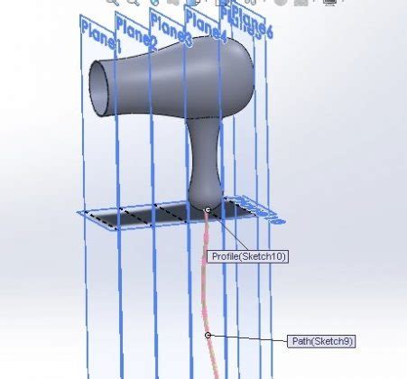 SolidWorks Loft Using Multi Plane 的图像结果