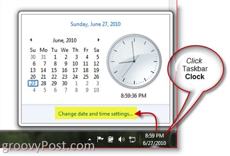 Image result for How to Add Clock to Taskbar Windows 1.0