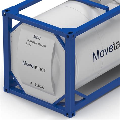 3D ISO Tank Container model | 3D Molier International