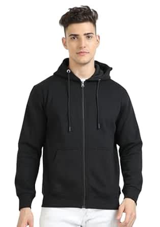 Buy CrazyBee Zipper Hoodies for Man Stylish | 280 GSM Rich Cotton ...