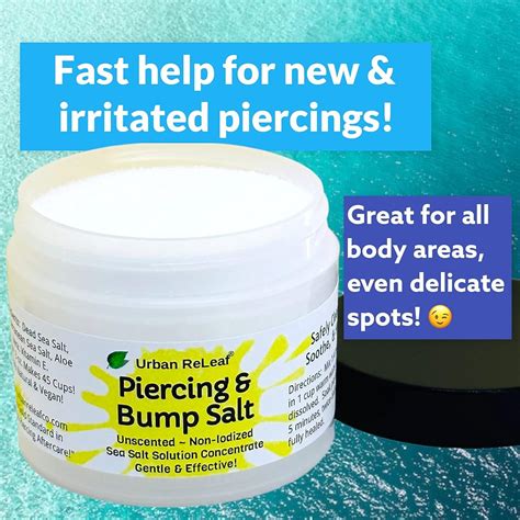 Urban ReLeaf Piercing & Bump Salt Solution Concentrate - Unscented ...