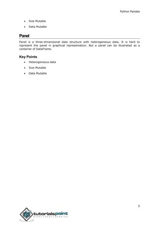 Image result for Python Pandas Panel Examples