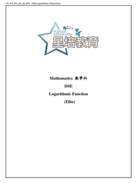 Image result for Logarithmic Function Definition Table PDF