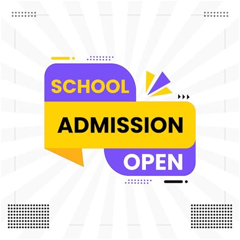 School admission open banner with simple background design | Premium Vector