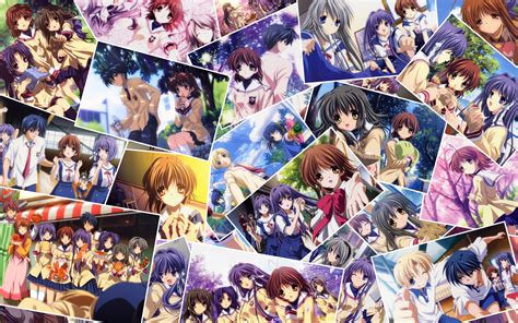 Clannad HD Wallpaper: Moments with Akio, Mei, and Friends