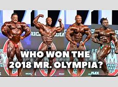 Shawn Rhoden Wins The 2018 Mr. Olympia - Top 10 Results 