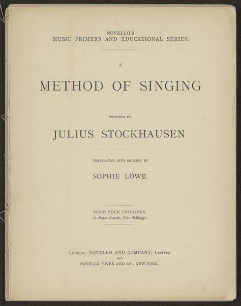 A Method of Singing - Page Title Page - UNT Digital Library
