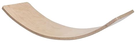 Tooba Furniture Factory Wooden Balance Board, Kids Natural Wood Rocker ...