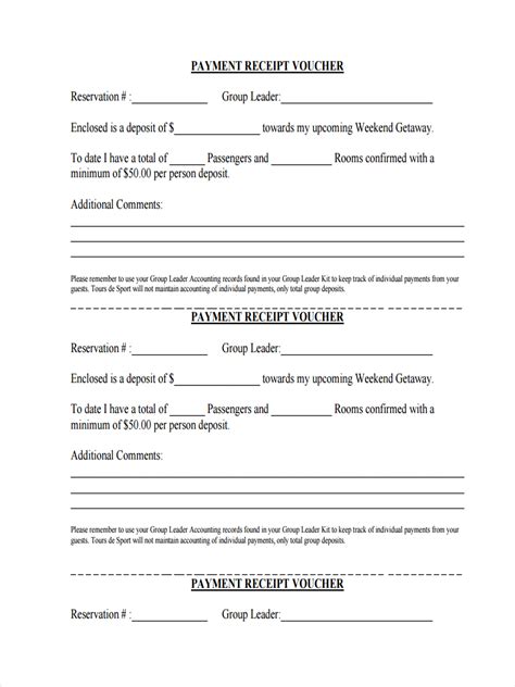 Image result for Receipt Voucher Example