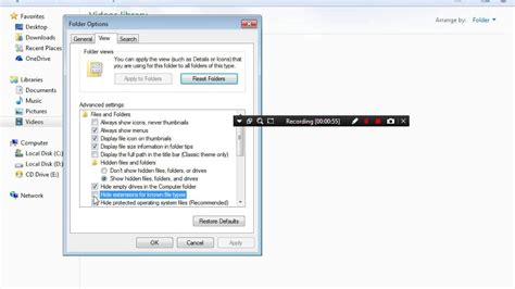 How to Display File Name Extension 的图像结果
