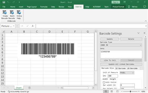 Image result for Barcode Scanner Excel