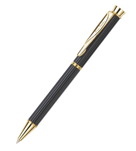 Pierre Cardin Premium Royale Black Crome finish Ball Pen With Twist Me ...