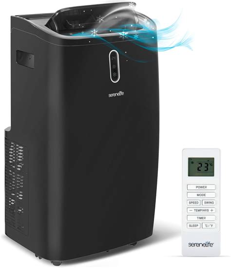 Amazon.com: SereneLife SLPAC242B Portable Air Conditioner-12000 BTU ...