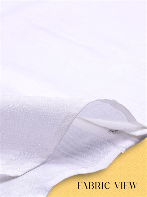 Buy Pure Linen White Regular Fit Cotton Shirt for Men Online – Alaya Cotton