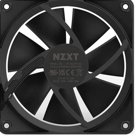Nzxt F120 RGB Black | 120mm Cabinet Fan | Mdcomputers.in