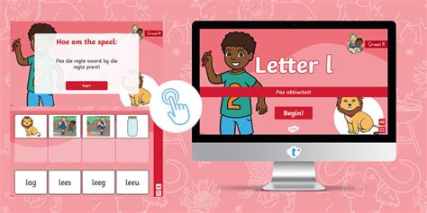 Gr R Afr - Klankeprogram l - Interaktiewe Speletjie (KABV-belyn)