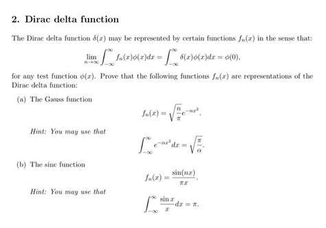 Image result for Delta Function Integral