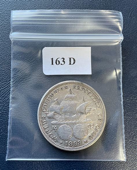 Lot - 1893 Columbian Exposition Commemorative Half Dollar