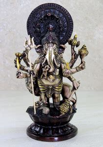 eSplanade Brass Heramba Ganapati Statue - 11.75 inches | Home Decor ...