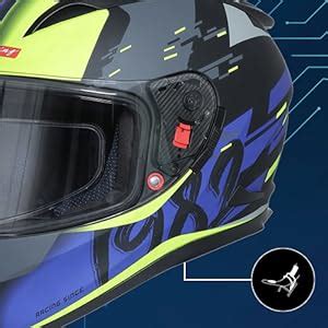 TVS XPOD Primus Helmet for Men - Dual Visor - DOT & ISI Certified ...