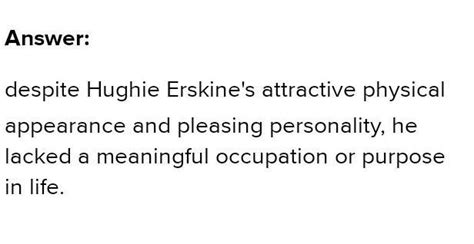 why is hughie described as inffectual - Brainly.in
