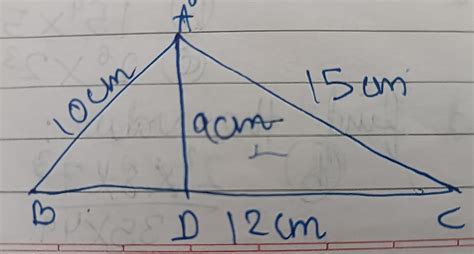 FIND THE PERIMETER AND AREA OF TRIANGLE ABC. PERIMETER IS NOT EASY HERE ...