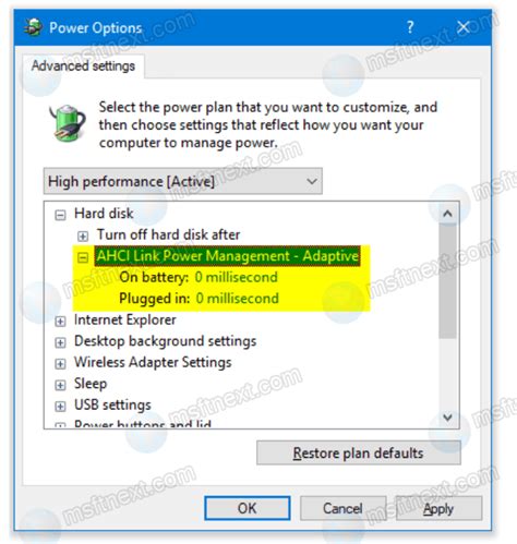 Image result for Windows Power Options Settings